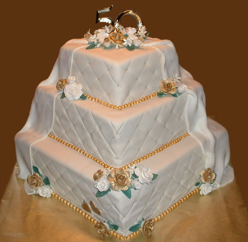 Fiftieth Anniversary Cake